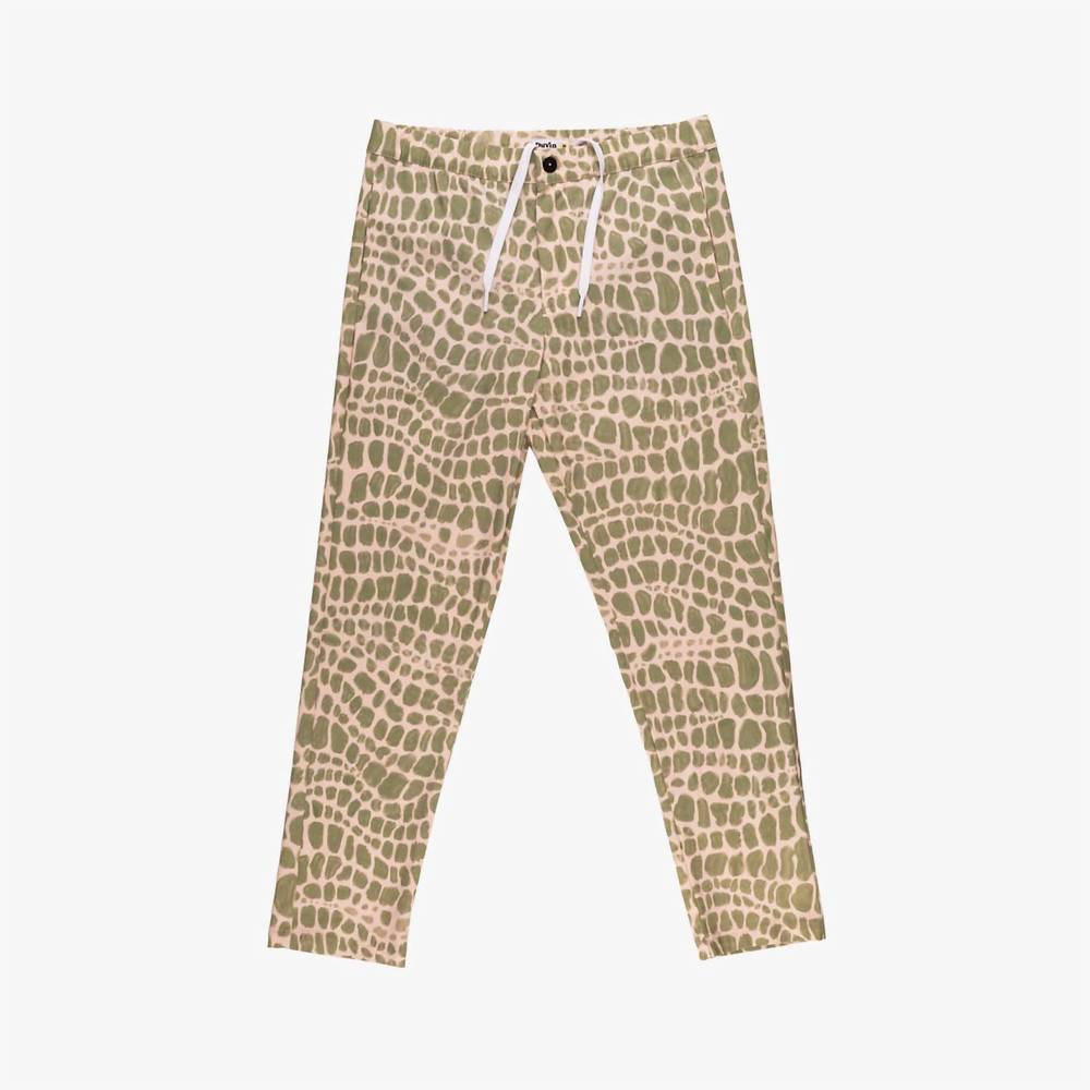NEW DUVIN women's gator beach pants in green